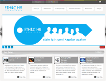 Tablet Screenshot of ethichr.com